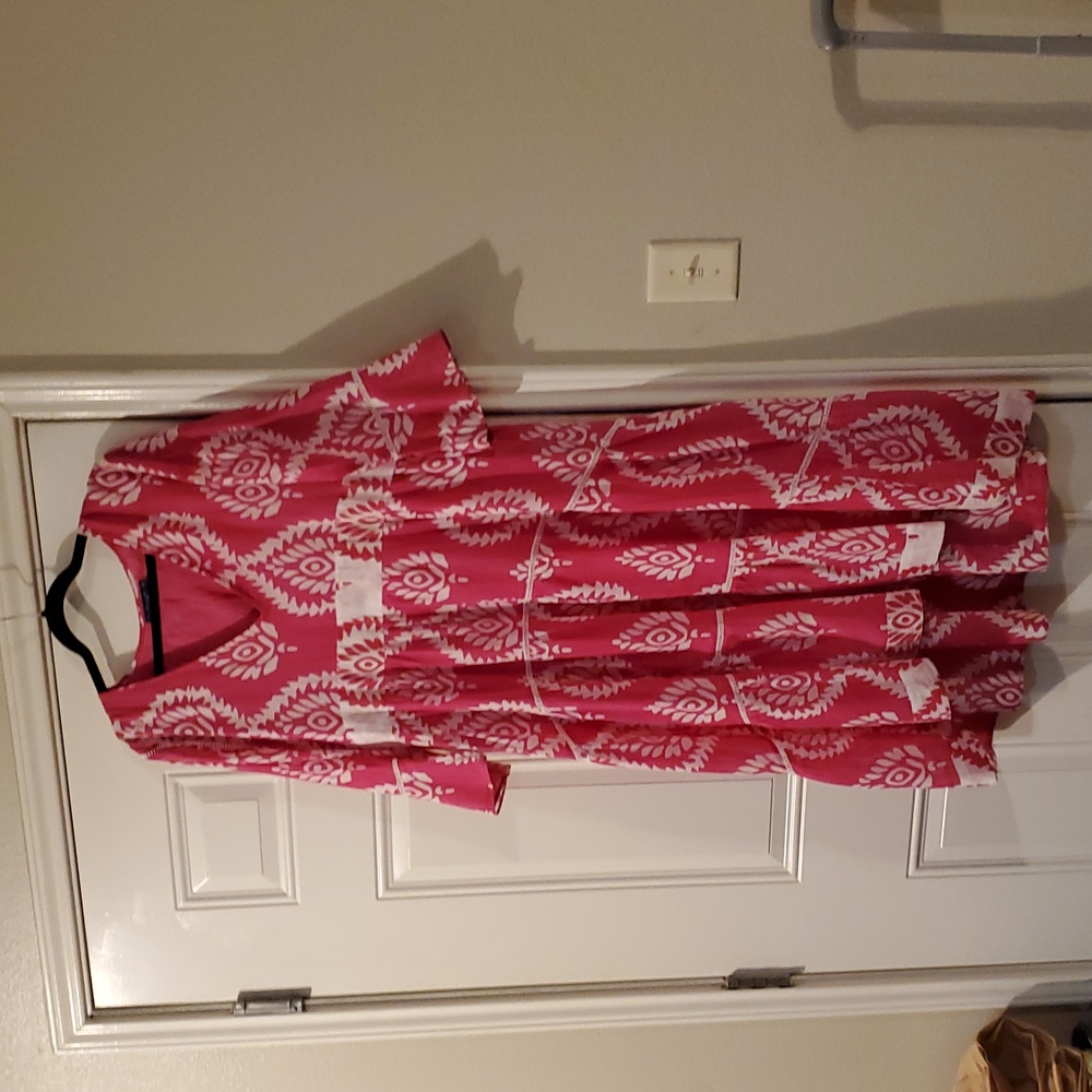 la plage watermill dress in pink Sz Large